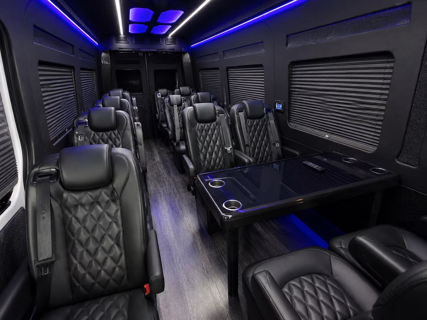 tulsa 10 passenger sprinter van inside