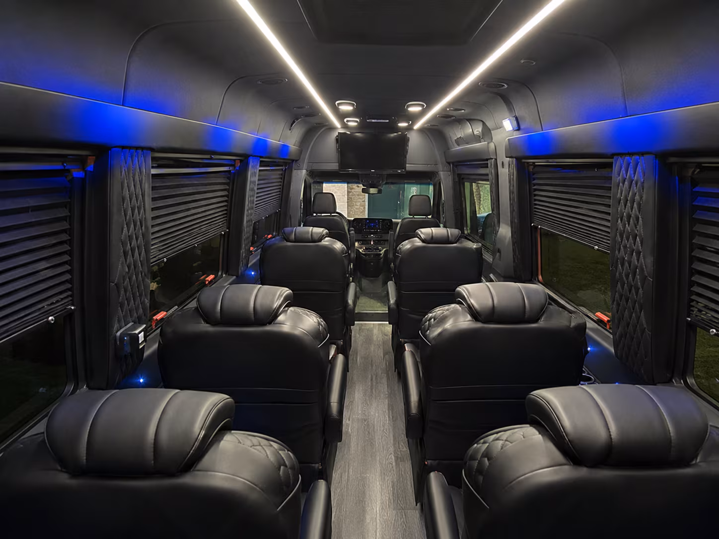 tulsa 12 passenger sprinter van inside