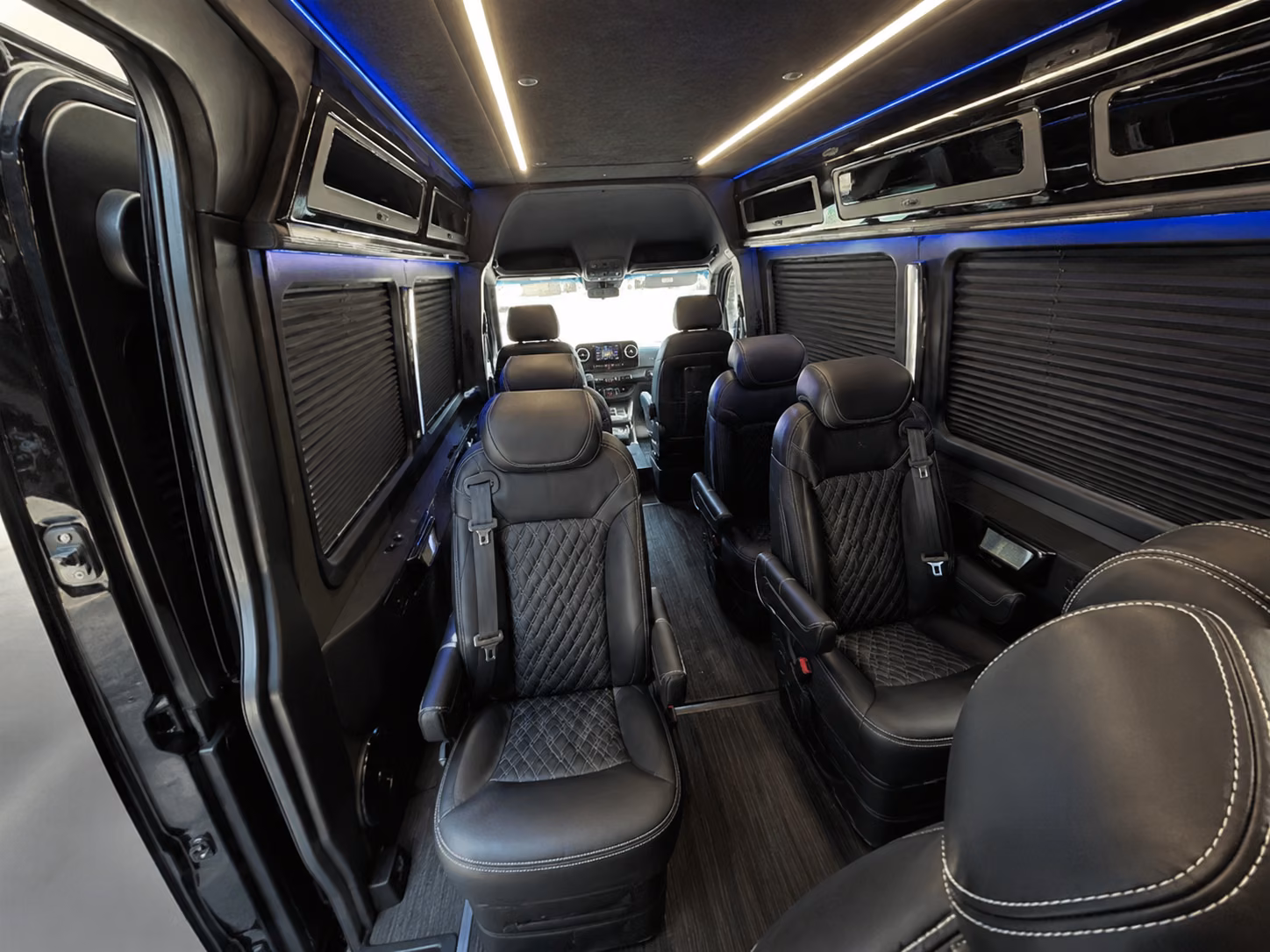 tulsa 18 passenger sprinter van inside