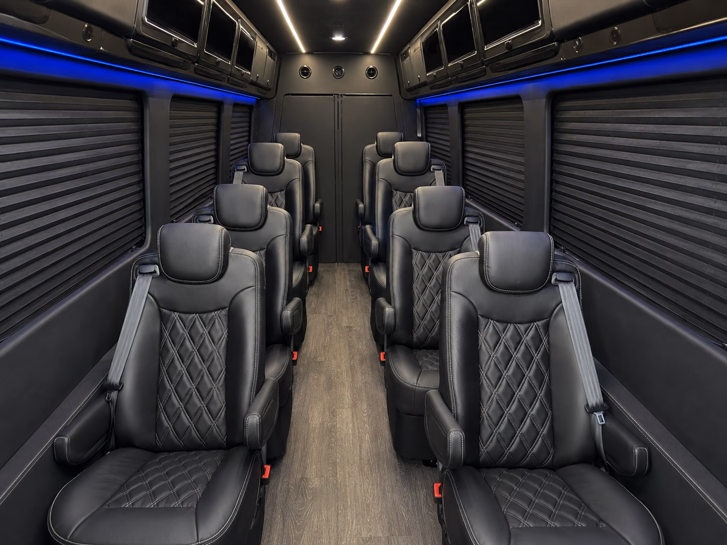 tulsa 18 passenger sprinter van interior