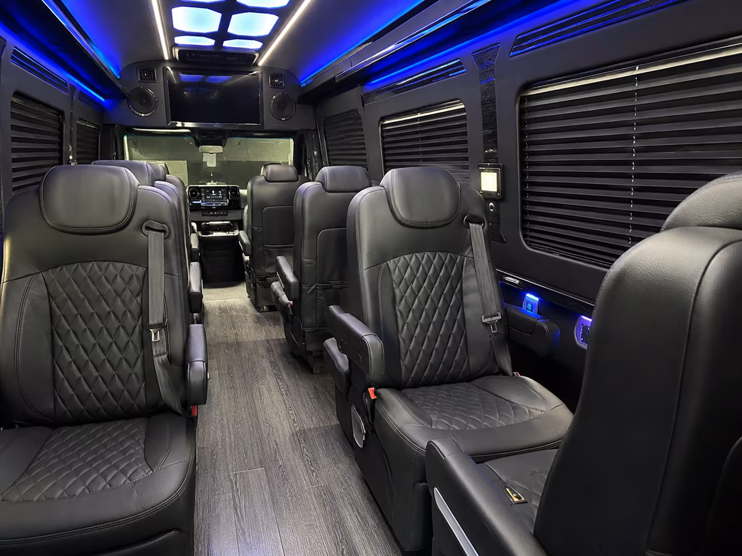 tulsa 20 passenger sprinter van inside