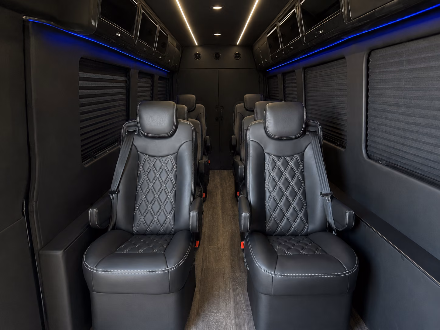 tulsa 8 passenger sprinter van interior