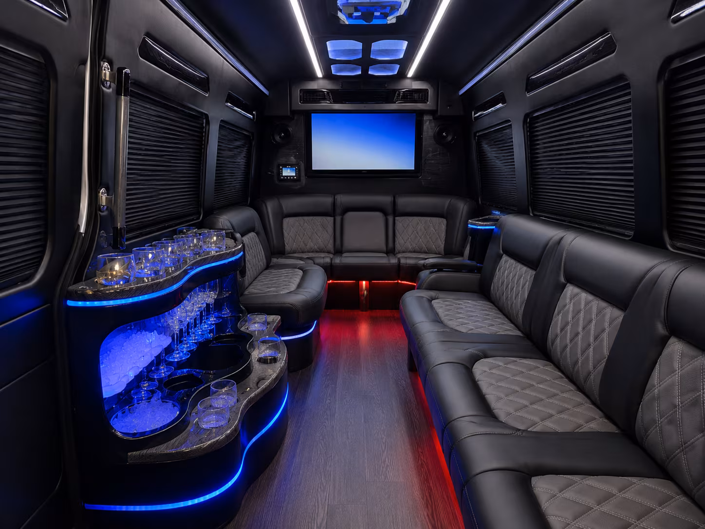 tulsa sprinter limousine interior